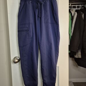 Scrubstar Navy Blue Performance Jogger Scrub Pants - Medium Petite